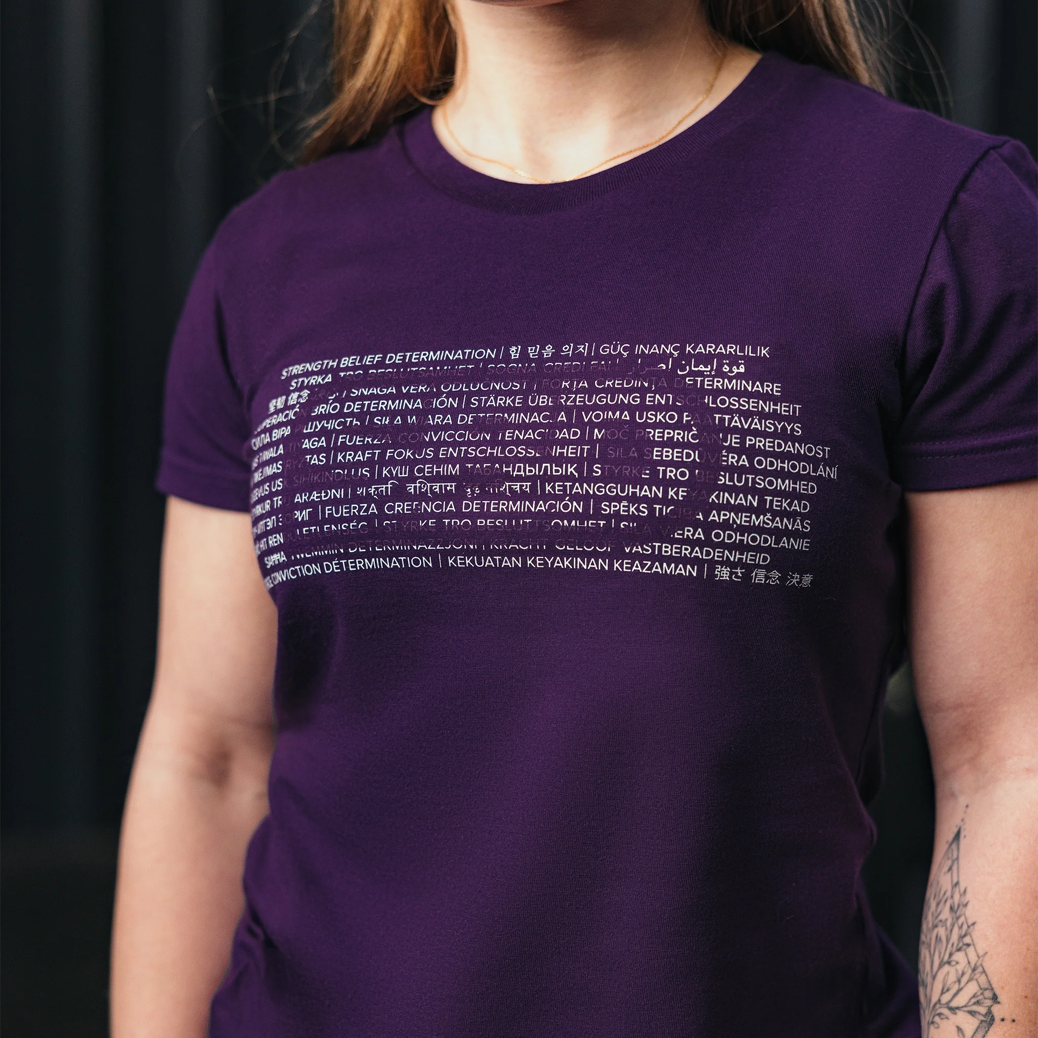 Aspire Purple T-Shirt - Image 3