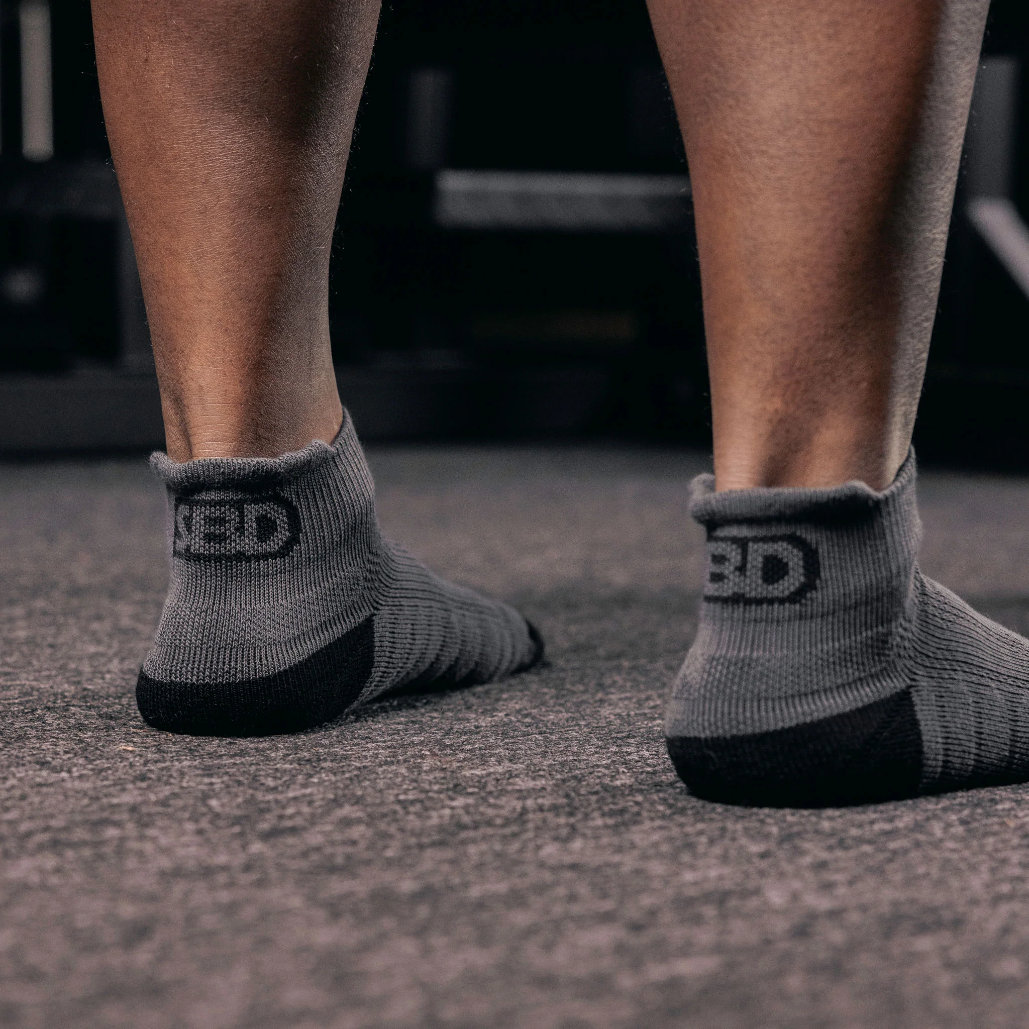 Forge Grey Trainer Socks - Image 2