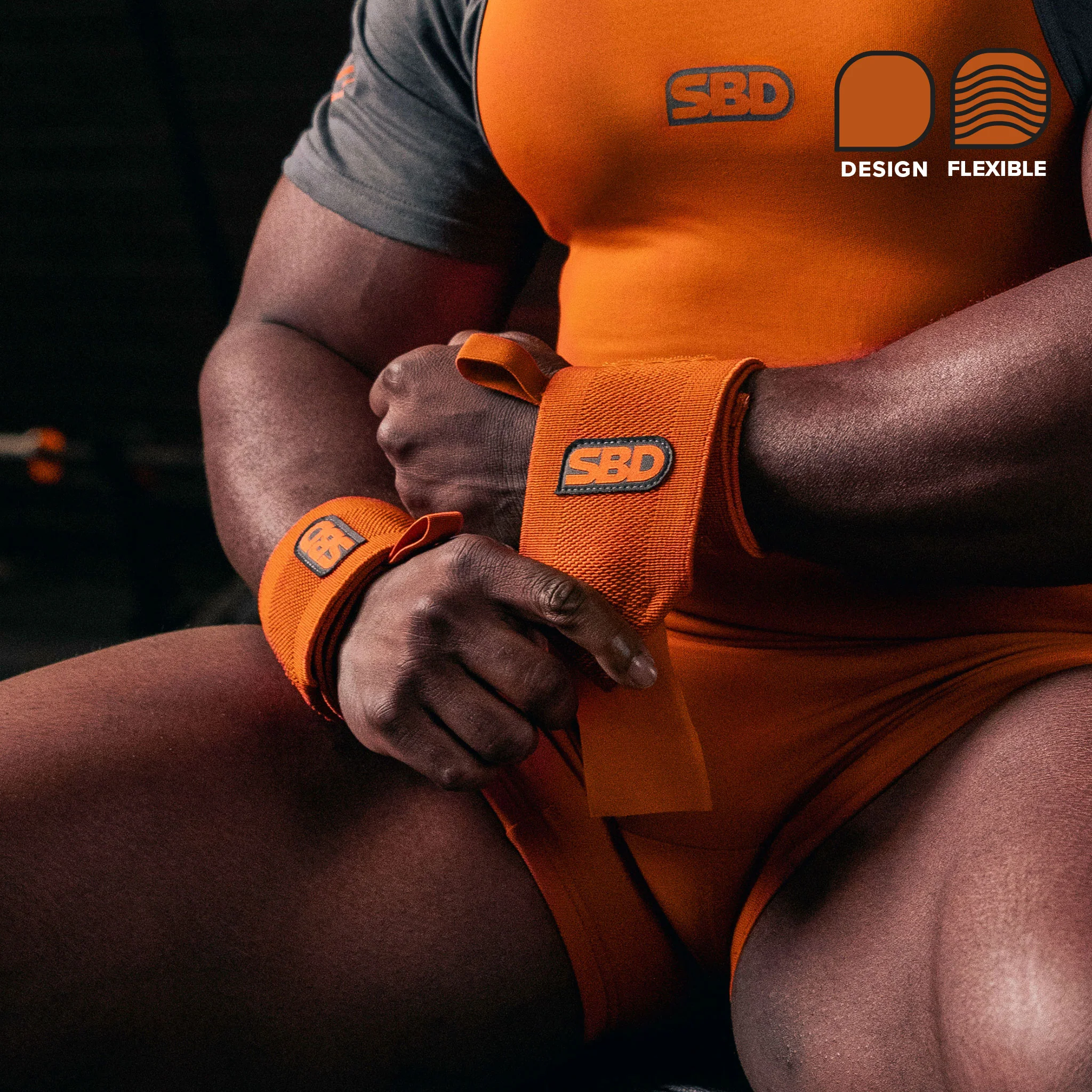 Forge Orange Wrist Wraps - Image 2